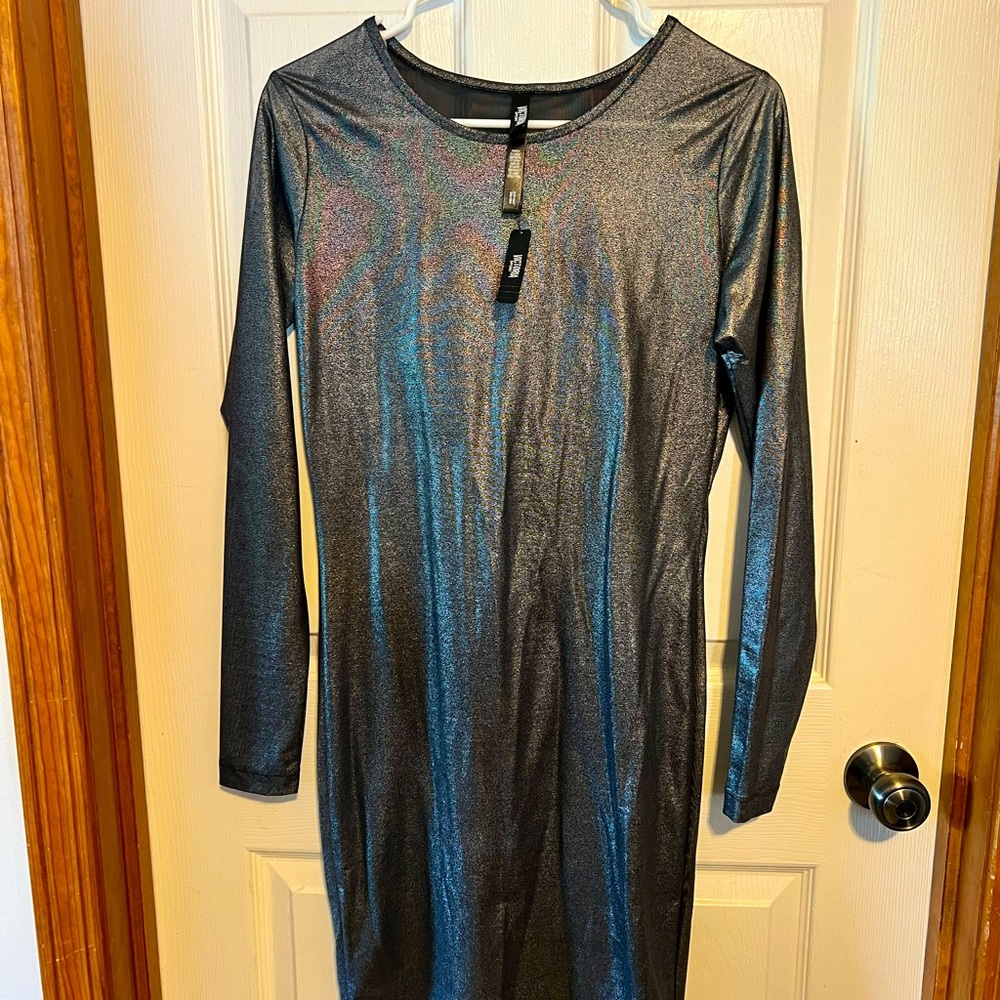Victoria’s Secret Sport New With Tags dress with inner lining silver